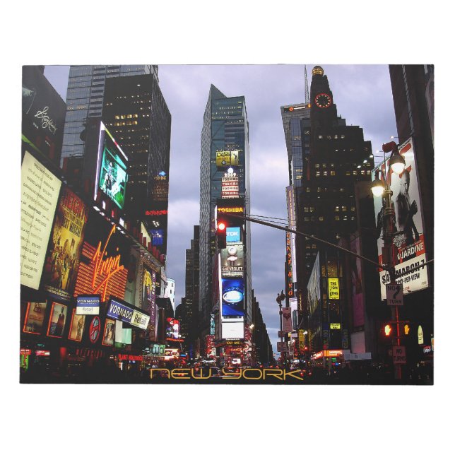 Bloc-notes New York Souvenir NY Time Carré (Devant)