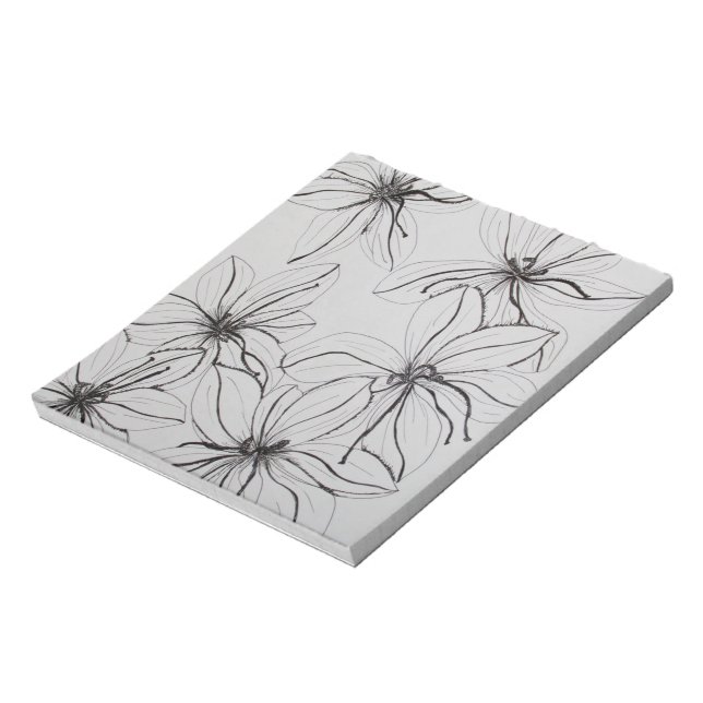 bloc-notes noir et blanc (Tourné)