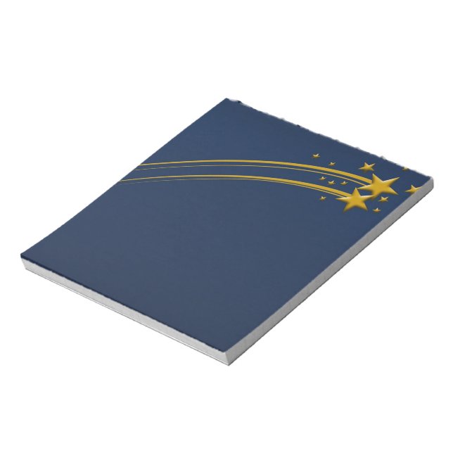 Bloc-notes Nuit étoilée Ciel bleu foncé Étoiles do (Tourné)