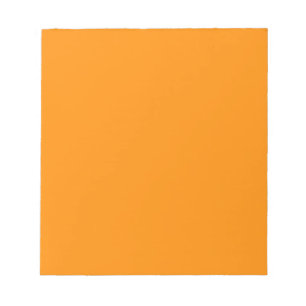 Bloc-notes orange de 5,5 po x 6 po - 40 pages