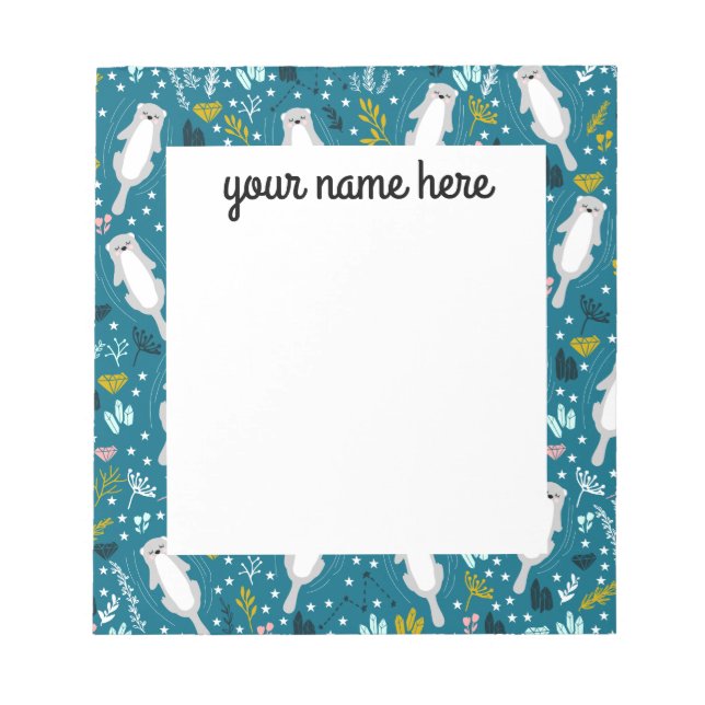 Bloc-notes Ottes personnalisées (Devant)