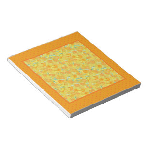 Bloc-notes ou Jotter, jonquilles d'or, Pois