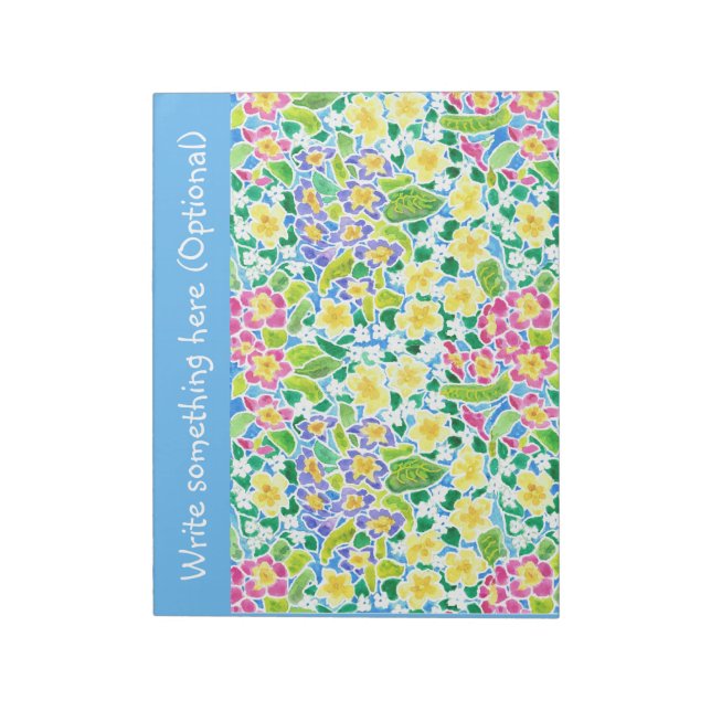 Bloc-notes ou Jotter personnalisés, Primroses, Sky (Tourné)
