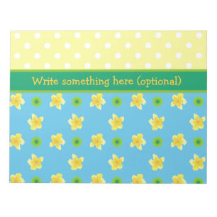 Bloc-notes ou Jotter pour personnaliser Primroses,