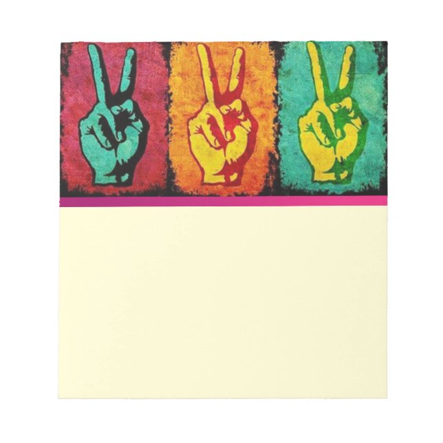 Bloc-notes Peace (Devant)