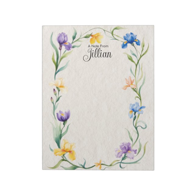 Bloc-notes personnalisé (Tourné)