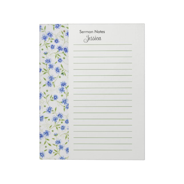 Bloc-notes personnalisé (Tourné)