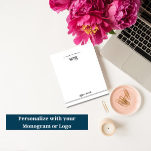 Bloc-notes personnalisé 5,5 x6, Bureau de notes pe