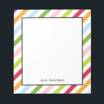 Bloc-notes personnalisé à la diagonale<br><div class="desc">Personnalisez nos blocs-notes modernes pour créer un ajout unique à votre bureau ou créer comme cadeau pour quelqu'un d'autre! Parfait comme cadeaux d'enseignant aussi! Concevoir ©berryberrysweet.com</div>