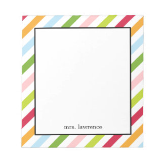 Bloc-notes personnalisé à la diagonale