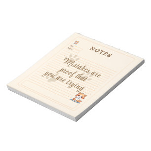 Bloc-notes personnalisé avec chaton joueur Orange