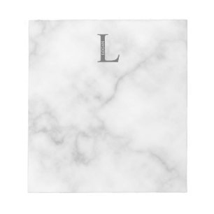 Bloc-notes personnalisé avec monogramme et nom