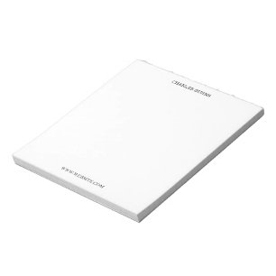 Bloc-notes personnalisé avec nom à bordure abstrai