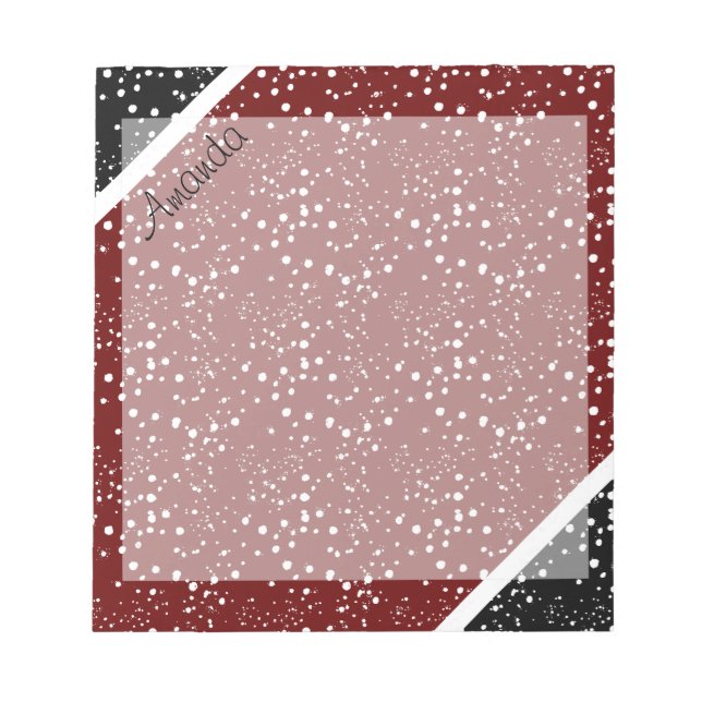 Bloc-notes personnalisé avec un design cool à 3 to (Devant)
