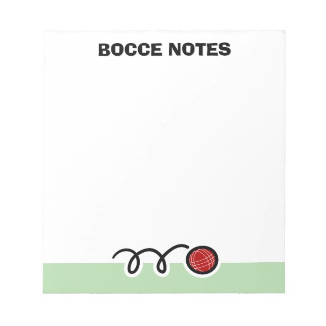 Bloc-notes personnalisé avec un design fantaisiste (Devant)
