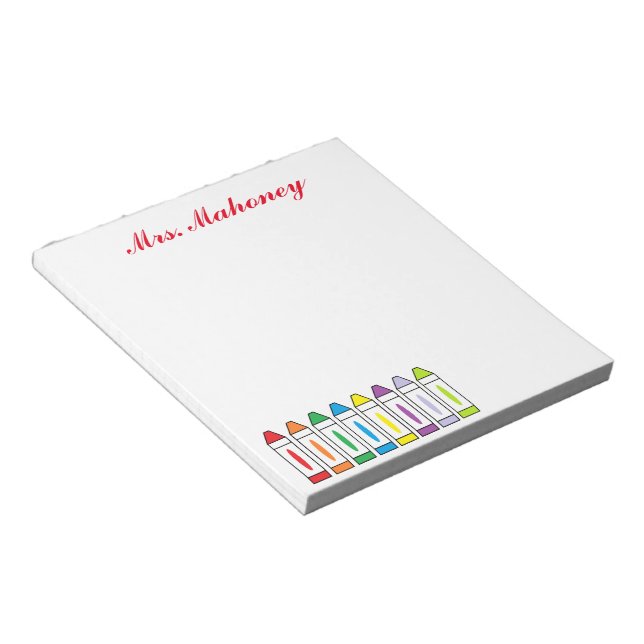 Bloc-notes personnalisé Crayon (Incliné)