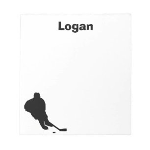 Bloc-notes personnalisé de hockey