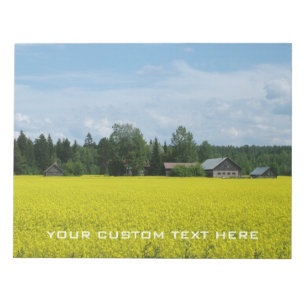Bloc-notes personnalisé de la campagne finlandaise