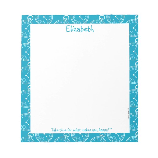 Bloc-notes personnalisé de la montre de poche (Devant)