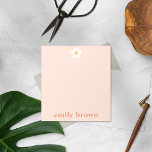 Bloc-notes personnalisé - Débit rétroactif - Bloc-<br><div class="desc">Mon Bloc-notes personnalisé Retro Daisy personnalisé Notepad est parfait pour les cadeaux pour les amis,  la famille et même vous-même. Personnalisez avec un nom pour un cadeau unique.</div>