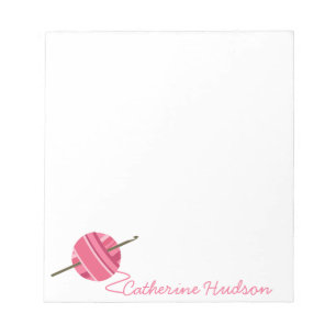 Bloc-notes personnalisé en fil de Crochet