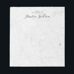 Bloc-notes personnalisé en marbre<br><div class="desc">Plus de jolis Notepads dans le Little Bayleigh Store!</div>