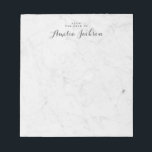 Bloc-notes personnalisé en marbre<br><div class="desc">Plus de jolis Notepads dans le Little Bayleigh Store!</div>