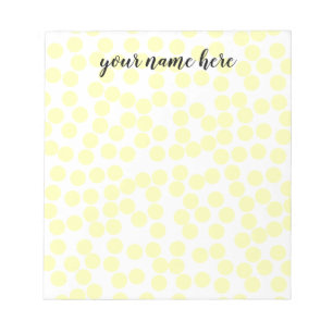 Bloc-notes personnalisé en pointillé