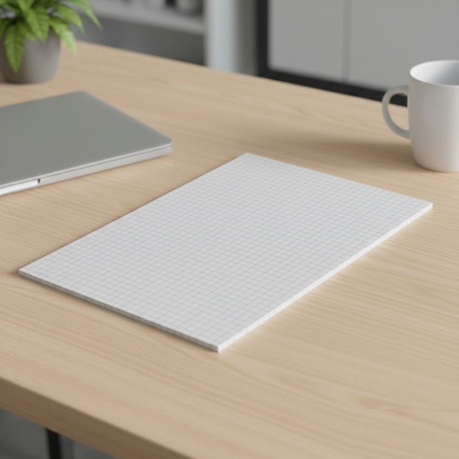 Bloc-notes personnalisé grand format papier quadri (Personalised Graph Grid Paper Pads)