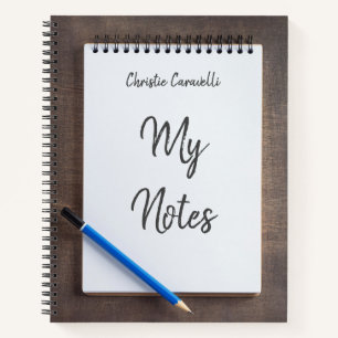 Bloc-notes personnalisé Mon Carnet Notes