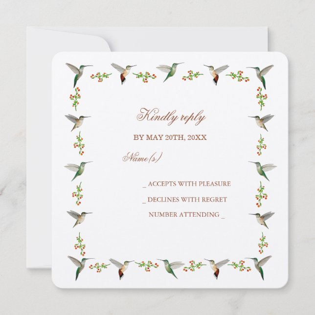 Bloc-notes personnalisé pour colibri (Devant)