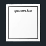 Bloc-notes personnalisé pour hommes<br><div class="desc">Bloc-notes personnalisé pour hommes</div>