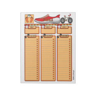 Bloc-notes personnalisé pour le planificateur d'ob