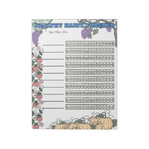 Bloc-notes personnalisé pour le suivi des habitude