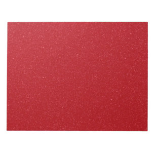 Bloc-notes personnalisé rouge tomate à bruit