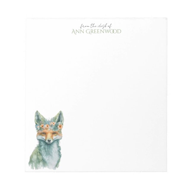 Bloc-notes personnalisé Spring Fox (Devant)