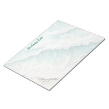 Bloc-notes personnalisé sur le thème de la plage