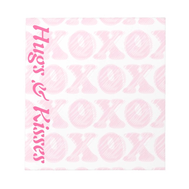 Bloc-notes personnalisé XOXO (Devant)