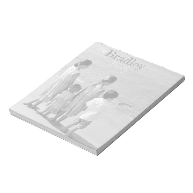 Bloc-notes photo personnalisé 5,5 po x 6 po Photo  (Tourné)