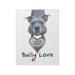 Bloc-notes Pitbull Bully Love