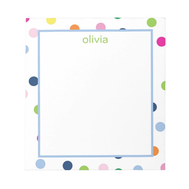 Bloc-notes Polka Dot (Devant)