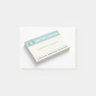 Bloc-notes Post-it personnalisable pour l'immobili