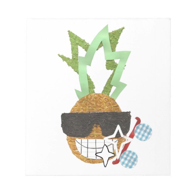 Bloc-notes pour ananas cool (Devant)