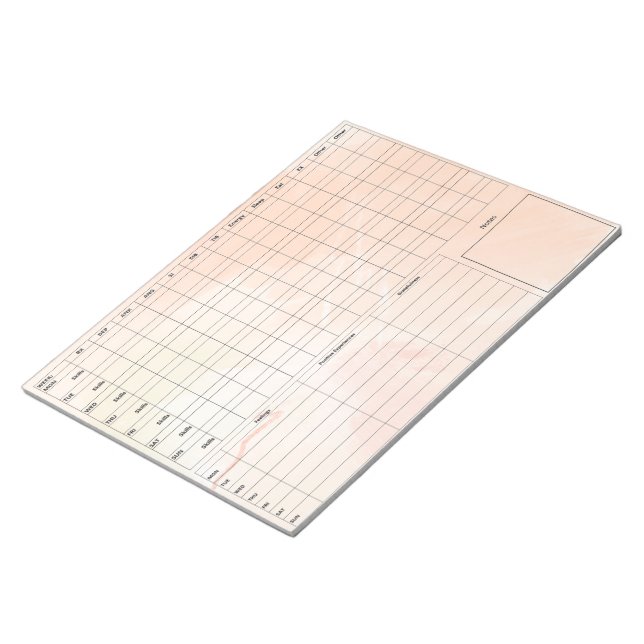 Bloc-notes pour carte laitière DBT - 40 feuilles B (Incliné)