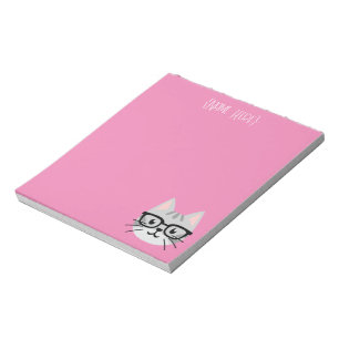 Bloc-notes pour chat Nerdy Grey