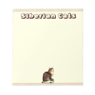 Bloc-notes pour chats de Sibérie