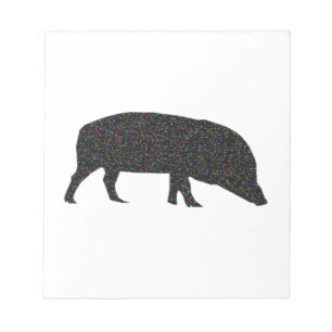 Bloc-notes pour cochon mousseux