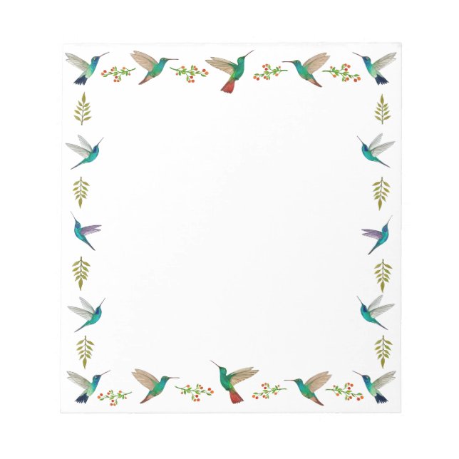 Bloc-notes pour colibris (Devant)