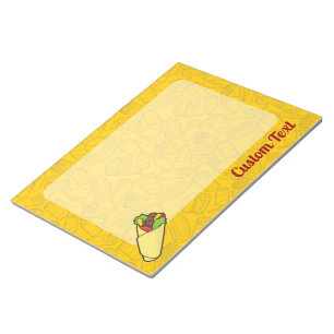 Bloc-notes pour enveloppes sandwich Tortilla