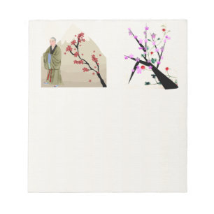 Bloc-notes pour femme moine bouddhiste